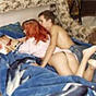 Fotos de Pelirroja con su novio se exitan en la cama gratis